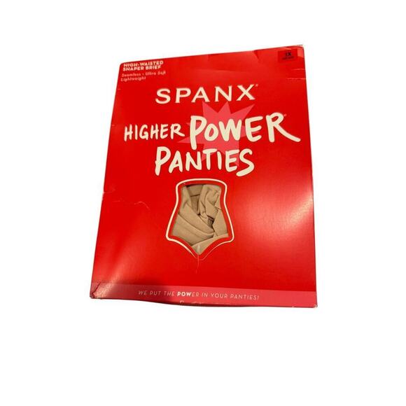 SPANX Women's Soft Nude Seamless Power High-Waisted Shaper Brief Size 1X - Picture 4 of 10